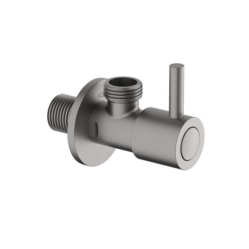 Изображение товара Шланговое подключение Aquatek AQ2451BGM оружейная сталь 50х86х55 мм