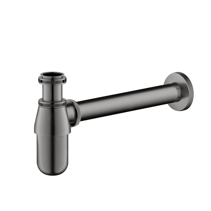 Изображение товара Сифон для раковины Aquatek AQ6014BGM, оружейная сталь