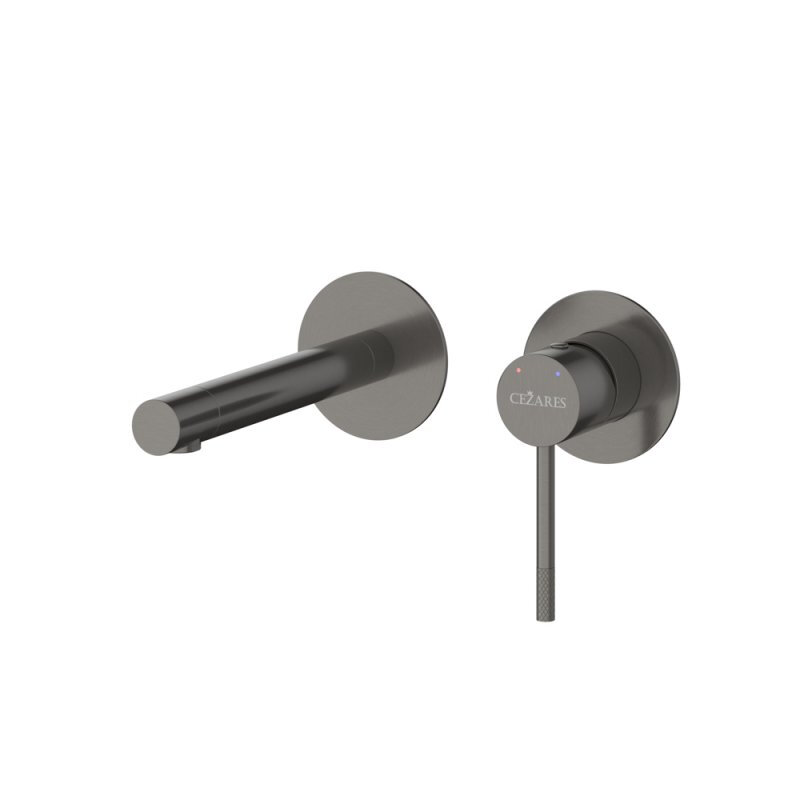 Изображение товара Смеситель для раковины Cezares RELAX-BLI2-2-GM-W0 оружейная сталь Изображение товара Смеситель для раковины Cezares RELAX-BLI2-2-GM-W0 оружейная сталь