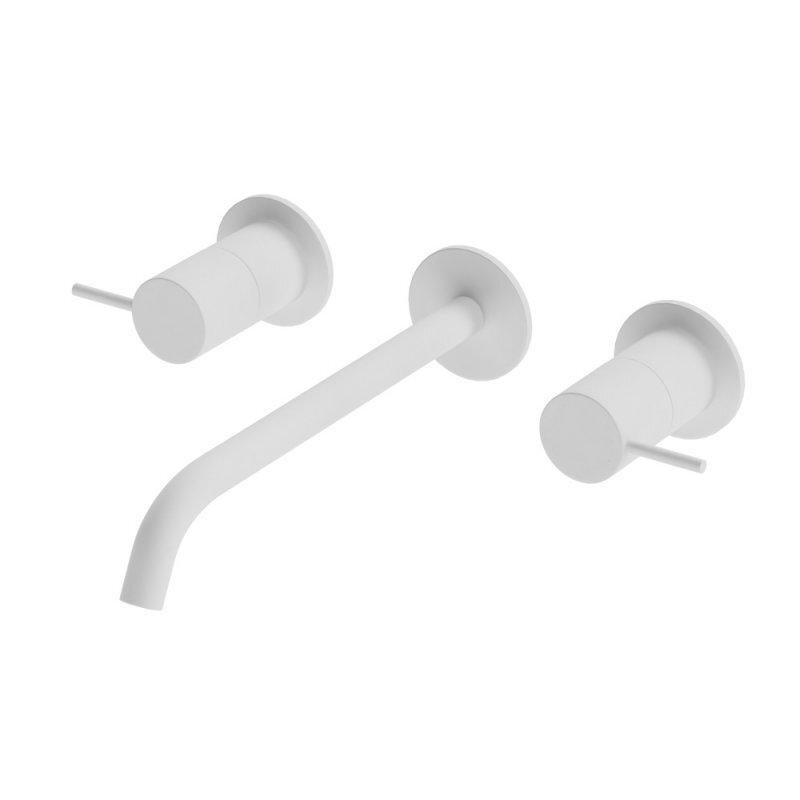 Изображение товара Смеситель для раковины Cezares LEAF-BLI3L-20-L-BIO белый матовый