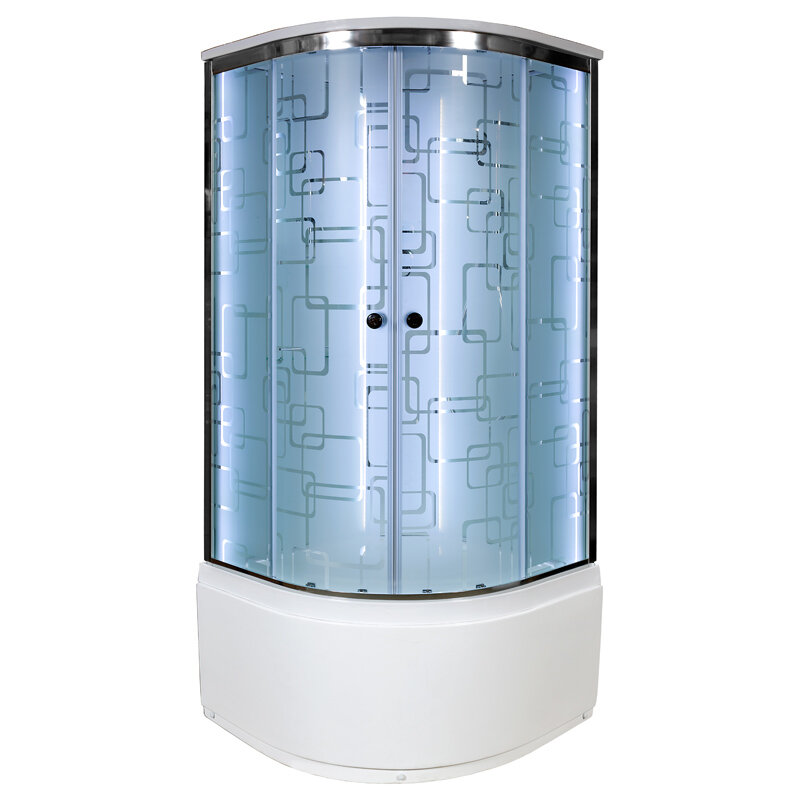 Изображение товара Душевая кабина AvaCan EM4580LED+GM 98352 с гидромассажем и LED-подсветкой 80x80 см
