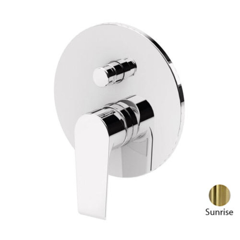 Изображение товара Смеситель для душа Cezares NAUTIC-VDIM-SR золото скрытая установка