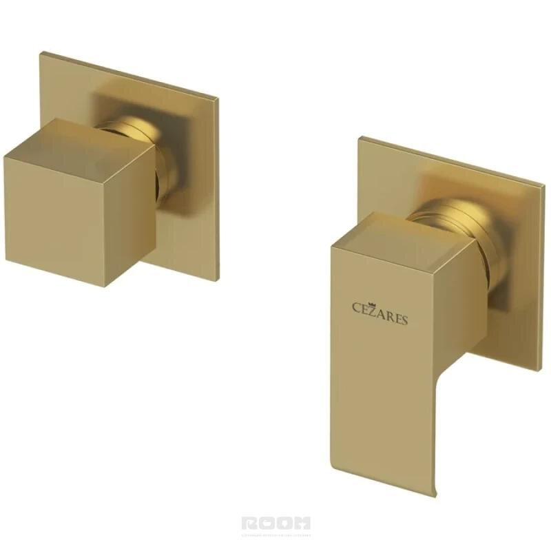 Изображение товара Смеситель для душа Cezares PORTA-VDIM3-M-SR золото однорычажный встроенный