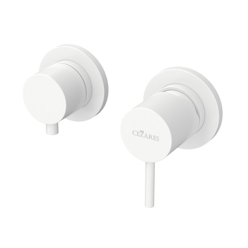 Изображение товара Смеситель для душа Cezares LEAF-VDIM3-L-BIO белый матовый