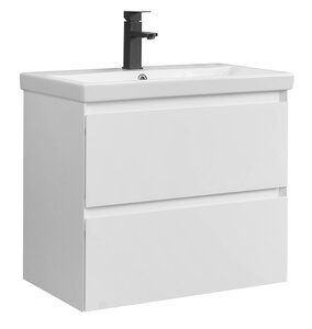 Изображение товара Тумба под раковину Belux Турин НП 70-02, 70 см, подвесная, белый глянцевый