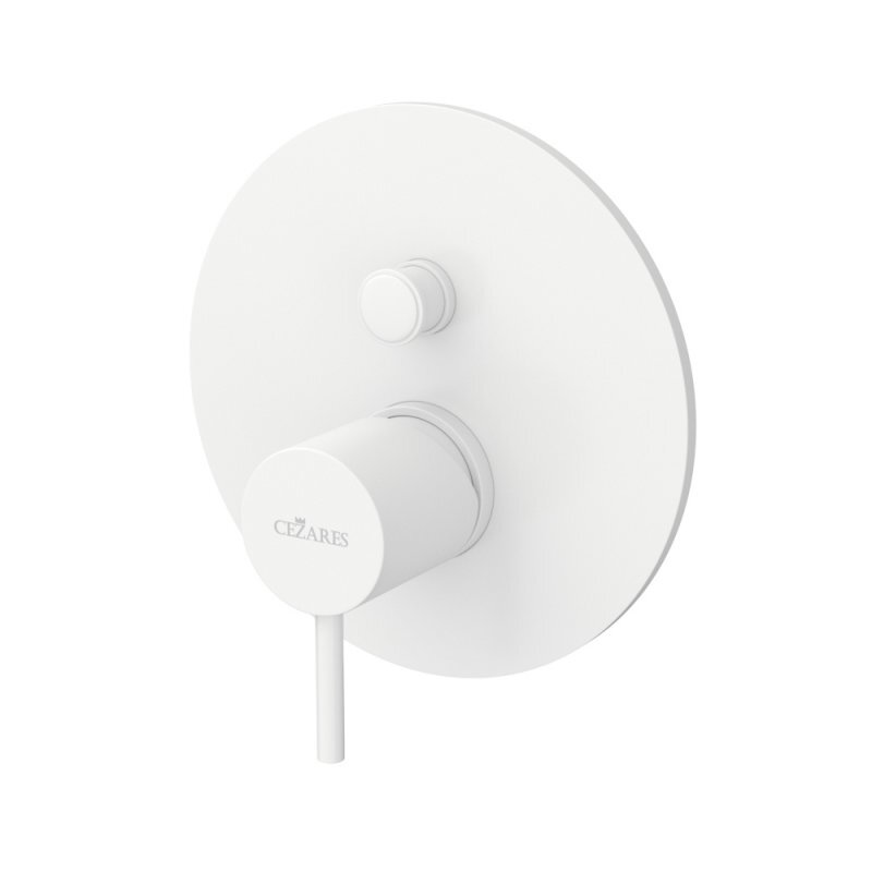 Изображение товара Смеситель для душа Cezares LEAF-VDIM-L-BIO белый матовый