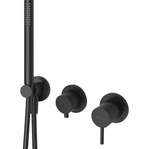 Изображение товара Смеситель для душа Cezares LEAF-DIM3-D-L-NOP черный матовый с скрытым монтажом