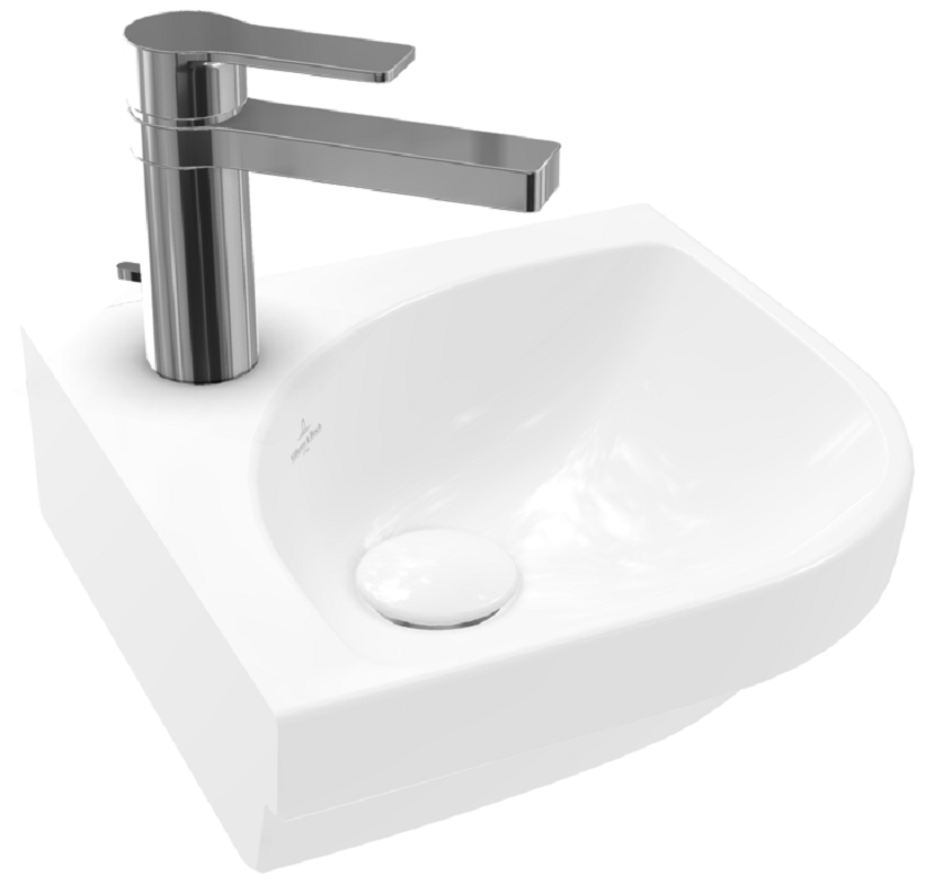 Изображение товара Раковина Villeroy&Boch Subway 3.0 43714601, угловая, подвесная, альпийский белый