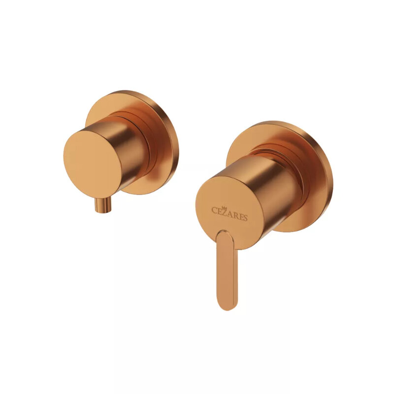 Изображение товара Смеситель для душа Cezares LEAF-VDIM3-SS бронза