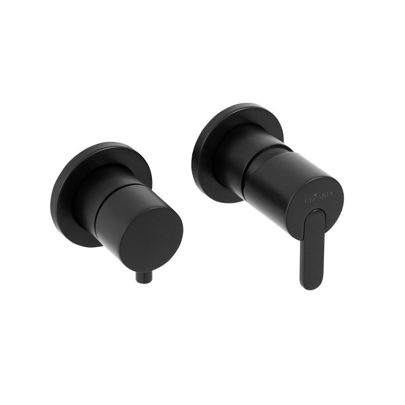 Изображение товара Смеситель для душа Cezares LEAF-VDIM3-NOP черный матовый
