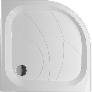 Изображение товара Душевой поддон 1Marka Bella New 01пбн80К 80x80 см четверть круга акрил белый низкий