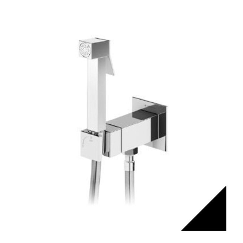 Изображение товара Гигиенический душ Cezares PORTA-DIF-NOP, со смесителем, черный матовый