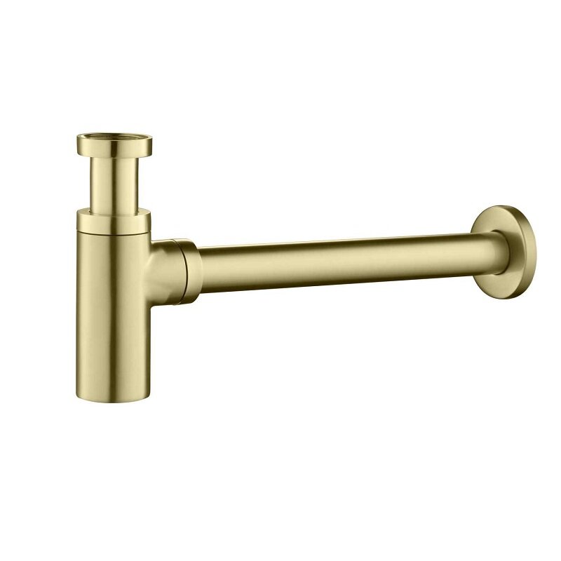 Изображение товара Сифон для раковины Aquatek AQ6012BG золото шлифованное