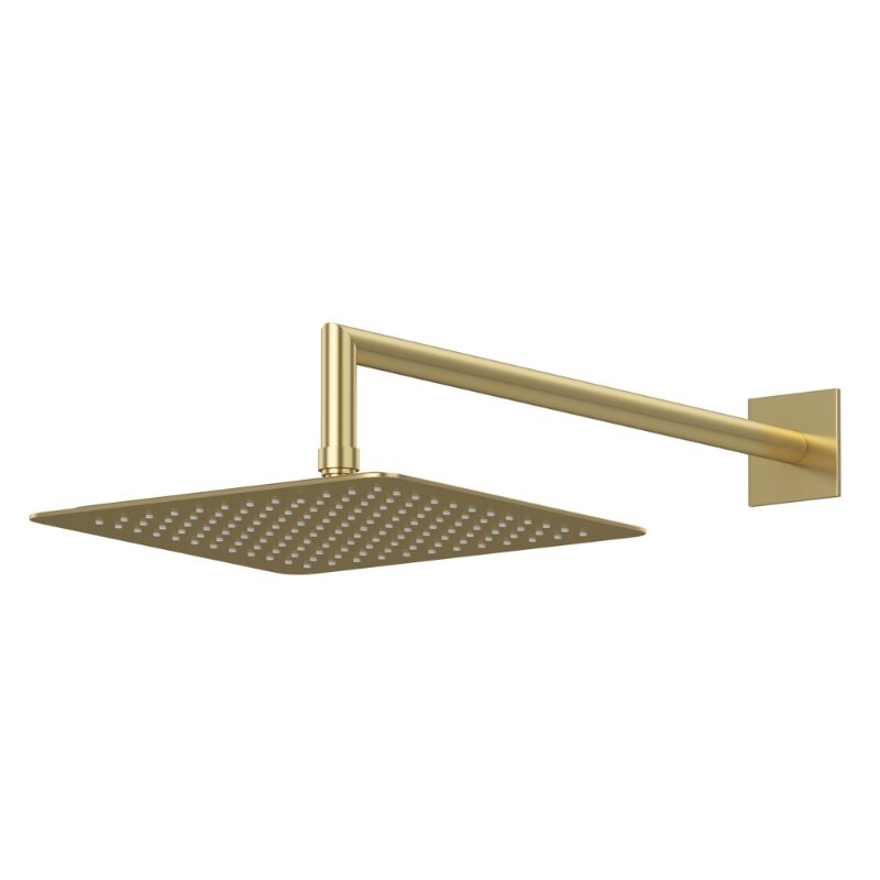 Изображение товара Верхний душ Cezares PORTA-TDDQ-30-SR с держателем, золото, 30 см