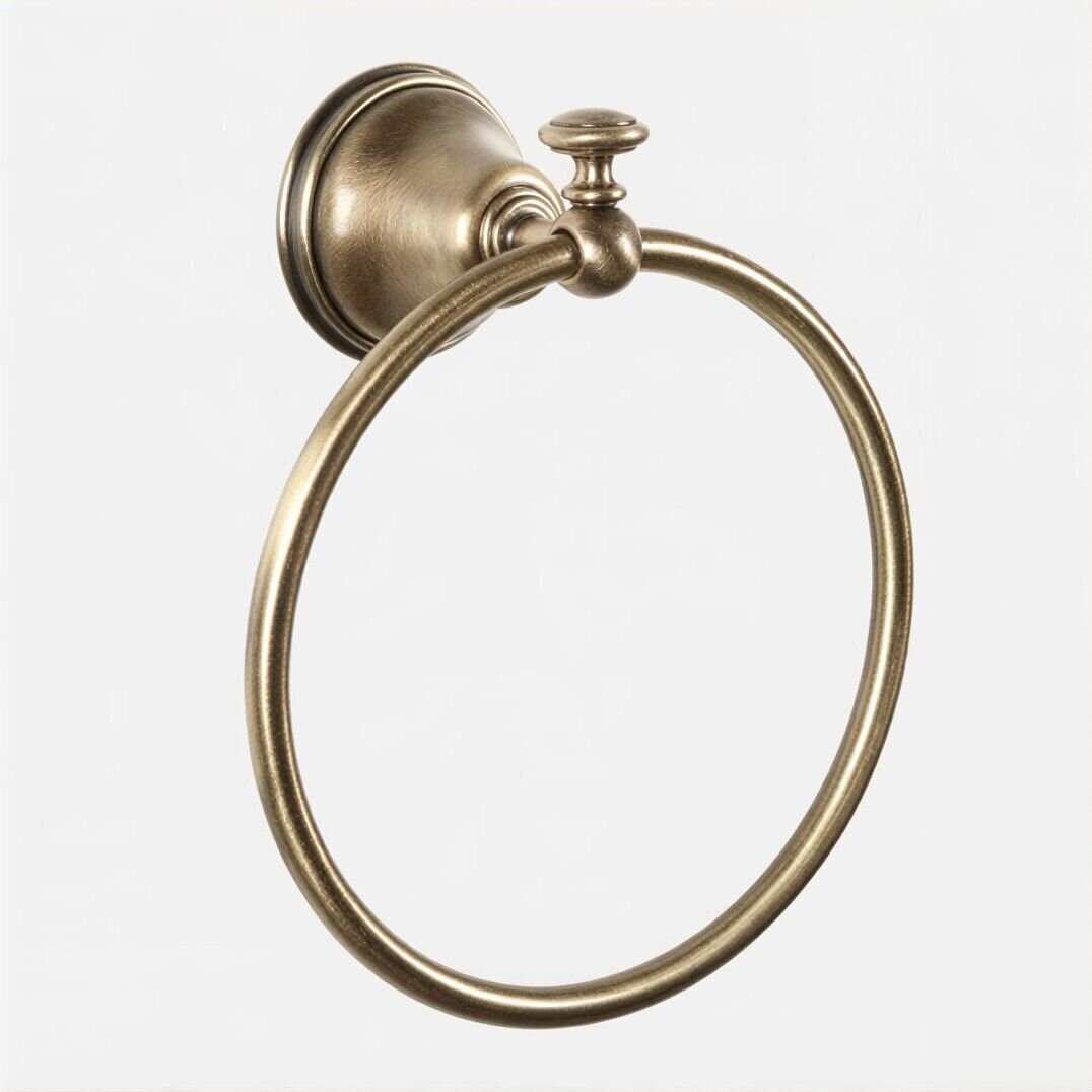 Изображение товара Полотенцедержатель кольцо Tiffany World Harmony TWHA015br, 22 см, бронза Изображение товара Полотенцедержатель кольцо Tiffany World Harmony TWHA015br, 22 см, бронза