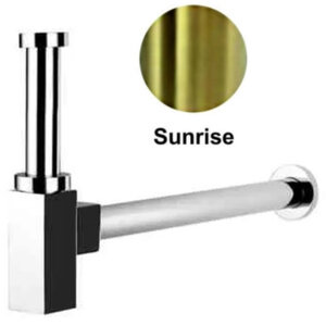 Изображение товара Сифон для раковины Cezares CZR-B-SMQ-SR, Sunrise золотой восход