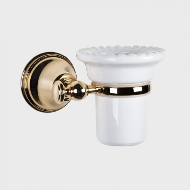 Изображение товара Стакан для щеток Tiffany World Harmony TWHA109oro, золото