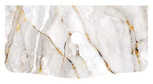 Изображение товара Столешница Belux Анжело 1100, 4810924271570, мрамор с золотом П-04, графит матовый