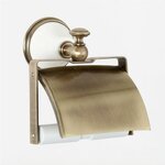 Бумагодержатель Tiffany World Harmony TWHA219bi/br, белый/бронза - фото 1