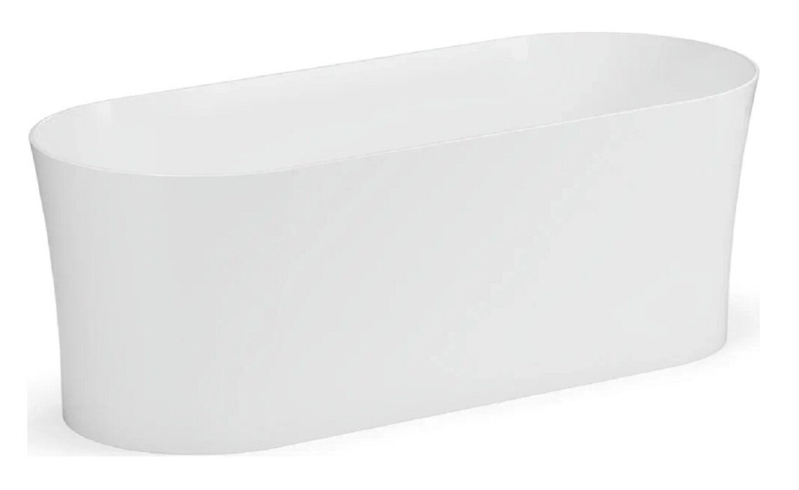 Изображение товара Ванна из искусственного камня Belux Берген Бг-1700 170x70 см овальная белая