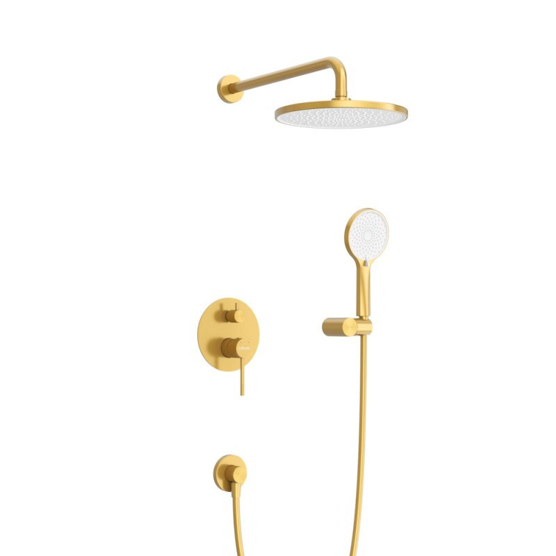 Изображение товара Душевая система Cezares RELAX-DSET-BORO, брашированное золото