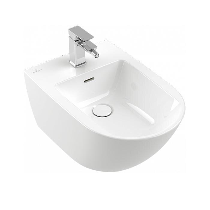 Изображение товара Биде Villeroy&Boch Subway 3.0 подвесное фарфор с CeramicPlus белый матовый