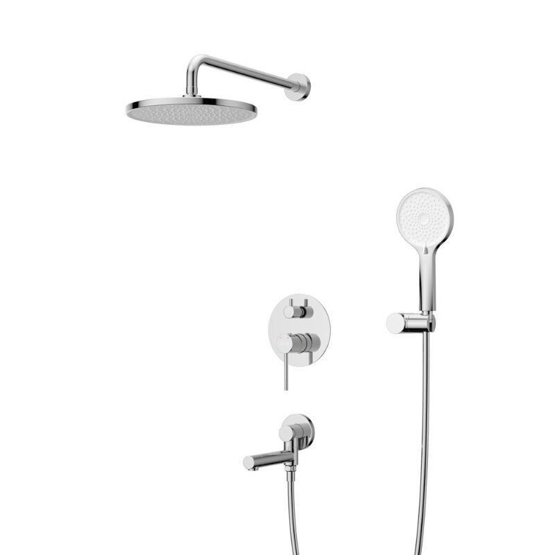 Изображение товара Душевая система Cezares RELAX-VDSET-01 хром встраиваемая с ручным душем и верхним душем Изображение товара Душевая система Cezares RELAX-VDSET-01 хром встраиваемая с ручным душем и верхним душем