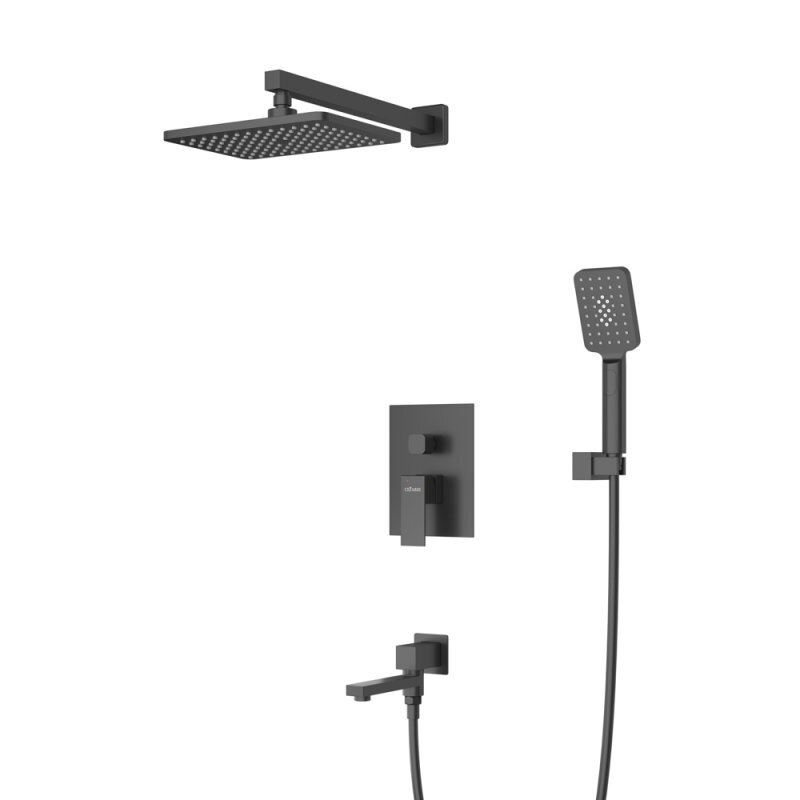 Изображение товара Душевая система Cezares SLIDER-VDSET-NOP черный матовый 3 режима лейки