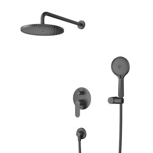 Изображение товара Душевая система Cezares STYLUS-DSET-NOP, черный матовый
