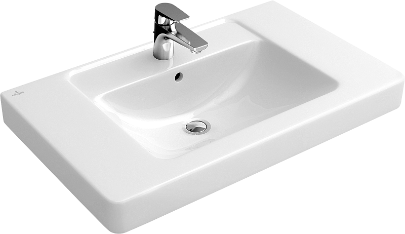 Изображение товара Раковина Villeroy&Boch Architectura 61161001, 100 см, фарфор, Альпийский белый