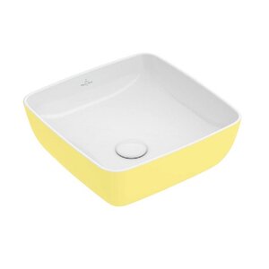 Изображение товара Раковина Villeroy&Boch Artis 41 см TitanCeram Macaroon без перелива угловая