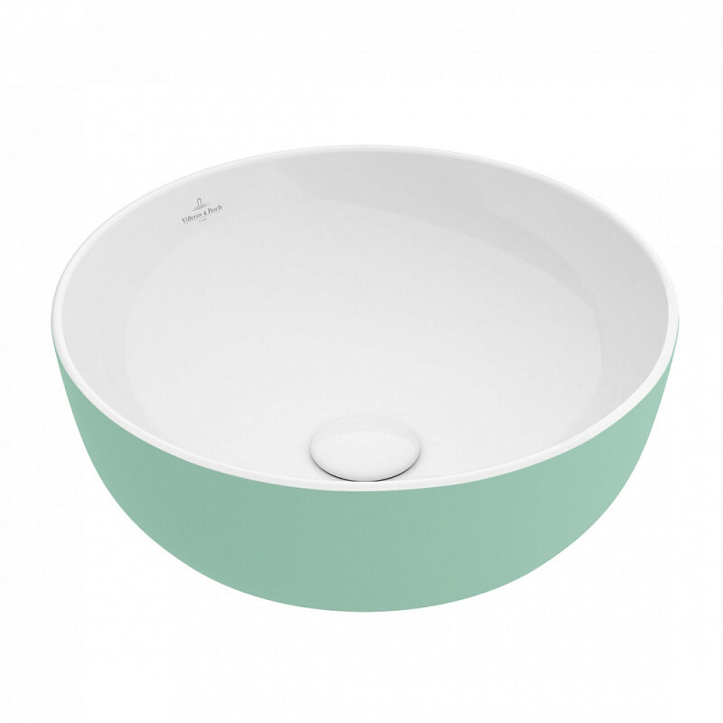 Изображение товара Раковина Villeroy&Boch Artis 417943BCW3 TitanCeram Mint Изображение товара Раковина Villeroy&Boch Artis 417943BCW3 TitanCeram Mint