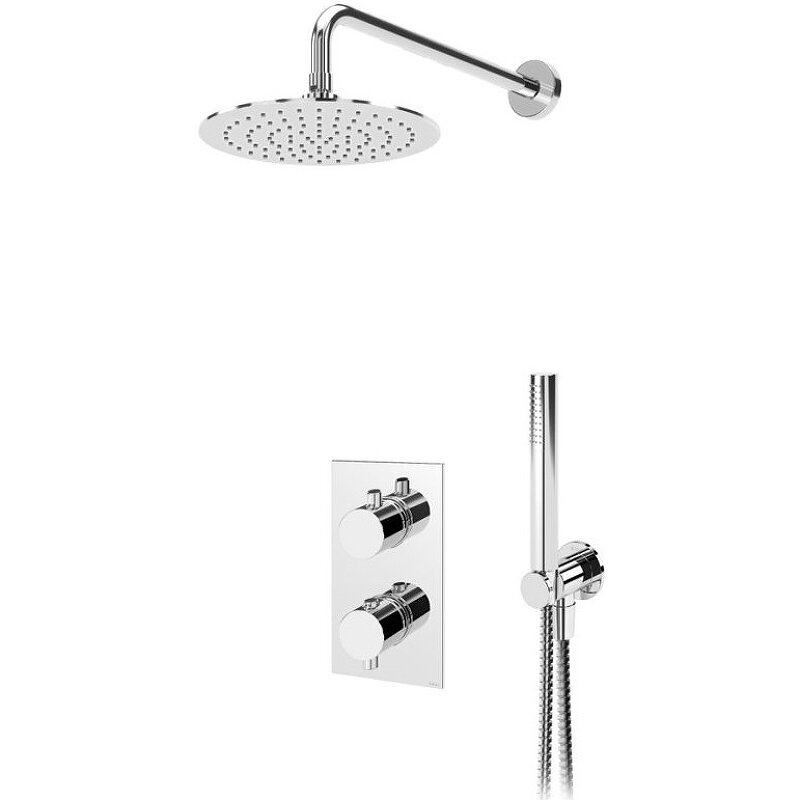 Изображение товара Душевая система Cezares LEAF-DSIP-T-25-01 термостатическая хром