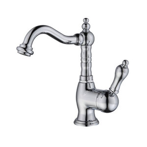 Изображение товара Смеситель Caprigo Adria-Uno 02M-524-crm для раковины с поворотным изливом хром