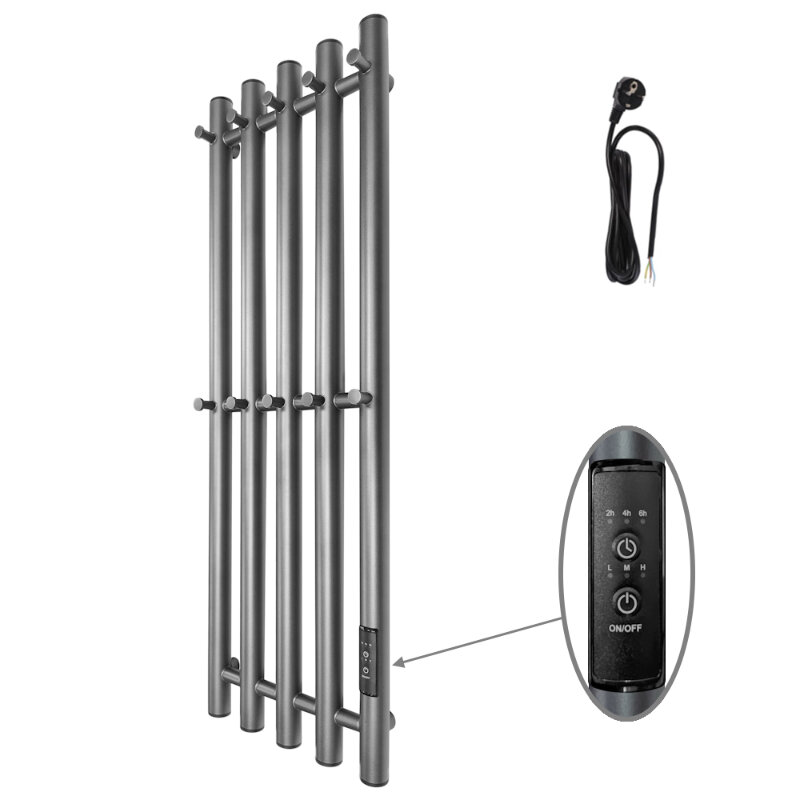 Изображение товара Электрический полотенцесушитель Маргроид Inaro-8024-1049-7024 10 крючков 27х80 см