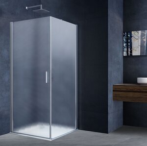 Изображение товара Душевой уголок Vincea Alpha VSR-3ALP9090MT 90 x 90 см, стекло текстурное, профиль хром