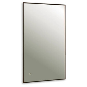 Изображение товара Зеркало Aquame AQM9102B 60 см с LED подсветкой, подогрев и сенсорным выключателем