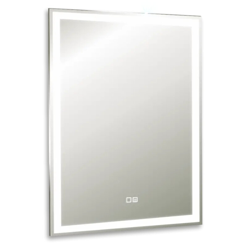 Изображение товара Зеркало Aquame AQM9105, 60 см, с LED-подсветкой, сенсорный выключатель, подогрев, цвет белый Изображение товара Зеркало Aquame AQM9105, 60 см, с LED-подсветкой, сенсорный выключатель, подогрев, цвет белый