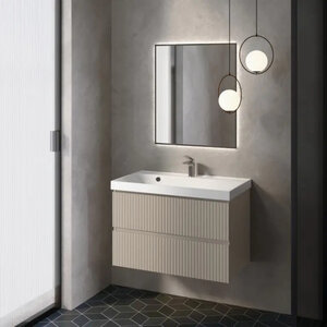 Изображение товара Тумба под раковину Aquame S1 AQM900180BG, 80 см, подвесная, цвет бежевый