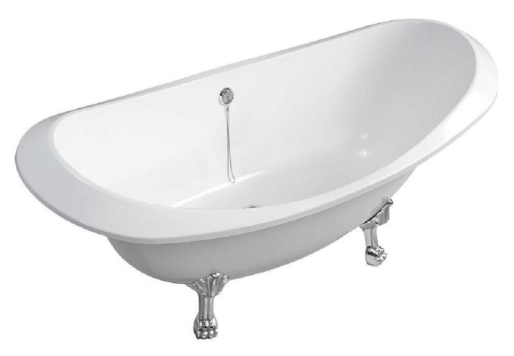 Изображение товара Ванна из искусственного камня Belux Ромео ВР-1750, овальная, 175x75 см, белая Изображение товара Ванна из искусственного камня Belux Ромео ВР-1750, овальная, 175x75 см, белая
