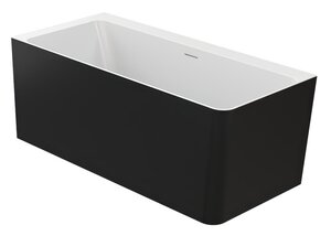 Изображение товара Ванна из искусственного камня Belux Турин ТУ-1600 L 160x70 см черная