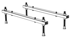 Изображение товара Подставка для ванны Belux ПВ-6,3 4810924253729, 2 шт., сталь, белый