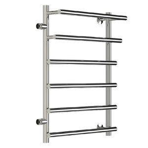 Изображение товара Полотенцесушитель водяной Тругор Дебют ПМ, Дебют1/ПМ508050лев, ширина 55 см, высота 80 см, подключение боковое левое 50 см, хром