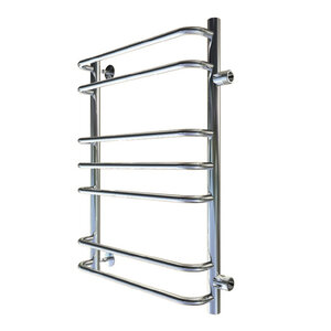 Изображение товара Полотенцесушитель водяной Тругор Идеал ПМ серия 3, Идеал3/ПМ508050, ширина 50 см, высота 80 см, подключение боковое универсальное 50 см, хром