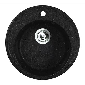 Изображение товара Мойка кухонная Belux BRG 51-01, 4810924274113, 51 см, искусственный камень, черный