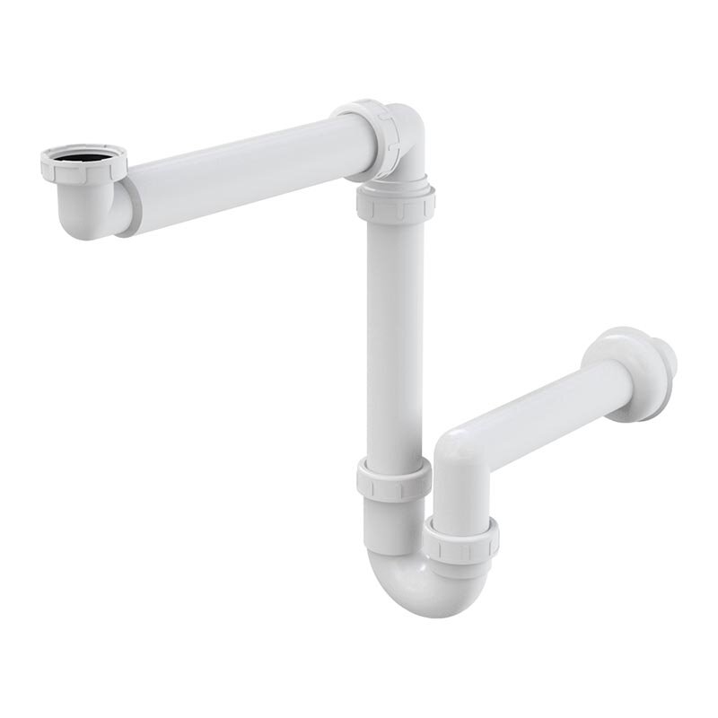 Изображение товара Сифон для раковины Alcaplast A434, экономия пространства, Чехия