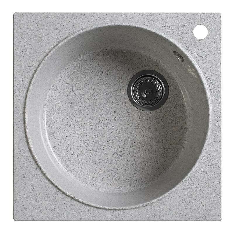 Изображение товара Кухонная мойка Belux Лиль ЛИ 5151 из искусственного камня 51,7 см серый