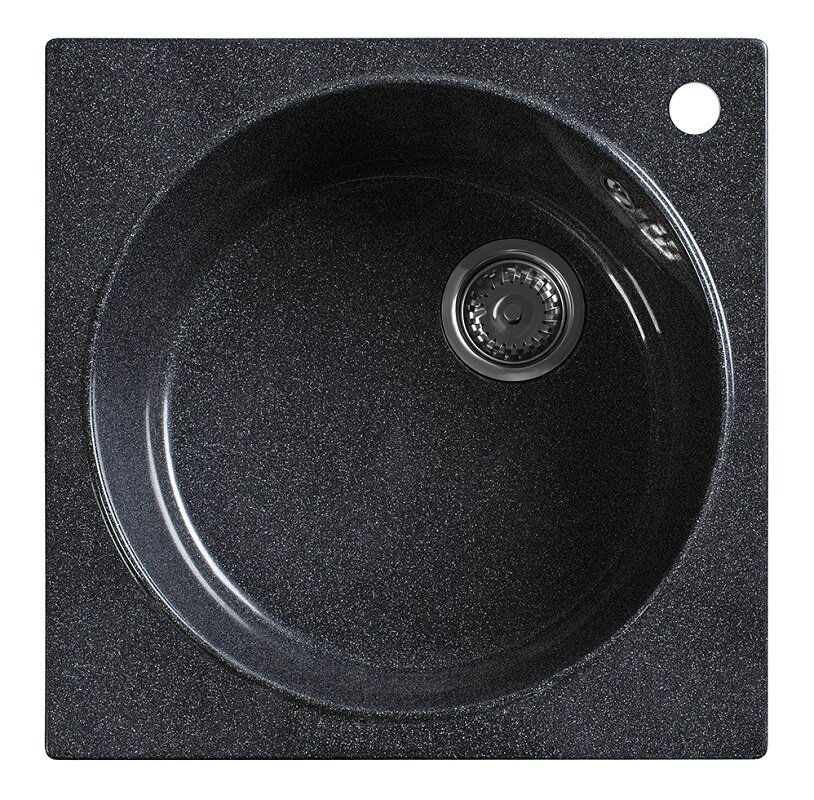 Изображение товара Кухонная мойка Belux Лиль ЛИ 5151 из искусственного камня 51 см черный