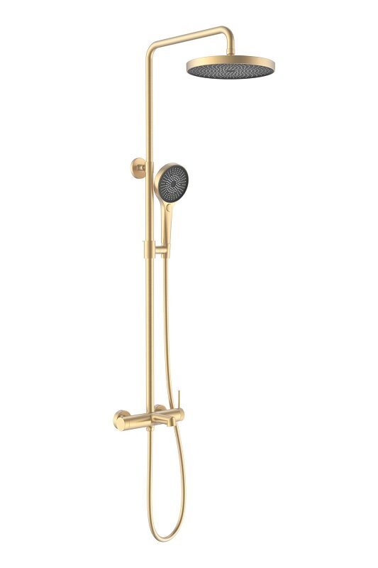 Изображение товара Душевая система Vincea Rim VSFS-2RM1BG, с изливом, цвет брашированное золото