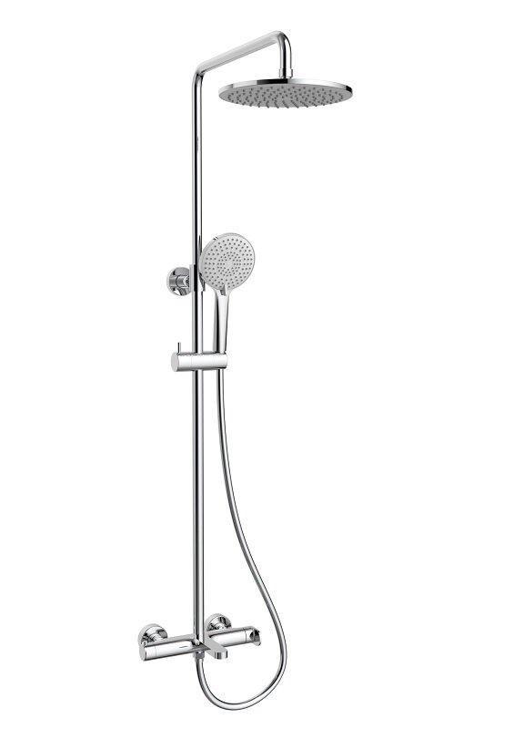 Изображение товара Душевая система Vincea Rondo VSFS-1R1CH с изливом и хромовым покрытием